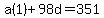 a%281%29%2B98d=351