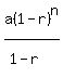 a%281-r%29%5En%2F%281-r%5E%22%22%29