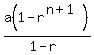a%281-r%5E%28n%2B1%29%29%2F%281-r%29