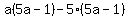 a%285a-1%29-5%285a-1%29