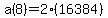a%288%29=2%2816384%29