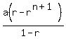 a%28r+-+r%5E%28n%2B1%29%29%2F%281-r%29