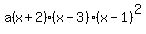a%28x%2B2%29%28x-3%29%28x-1%29%5E2
