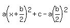 a%28x%2Bb%2F2%29%5E2%2Bc-a%28b%2F2%29%5E2
