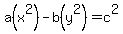 a%28x%5E2%29-b%28y%5E2%29=c%5E2