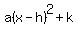 a%28x-h%29%5E2%2Bk