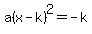 a%28x-k%29%5E2=-k