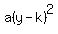 a%28y-k%29%5E2