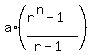 a%2A%28%28r%5En+-+1%29%2F%28r-1%29%29
