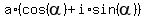 a%2A%28cos%28alpha%29+%2B+i%2Asin%28alpha%29%29+