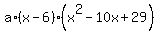 a%2A%28x-6%29%28x%5E2-10x%2B29%29