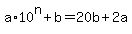 a%2A10%5En%2Bb=20b%2B2a%29