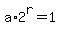 a%2A2%5Er+=+1