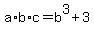 a%2Ab%2Ac+=+b%5E3+%2B+3