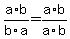 a%2Ab%2Fb%2Fa+=+a%2Ab%2Fa%2Fb