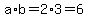 a%2Ab=2%2A3=6