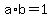 a%2Ab+=+1