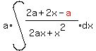 a%2Aint%28expr%28%282a%2B2x-red%28a%29%29%2F%282ax%2Bx%5E2%29%29dx%29