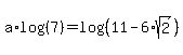 a%2Alog%28%287%29%29+=+log%28%2811-6%2Asqrt%282%29%29%29