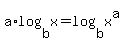 a%2Alog%28b%2Cx%29=log%28b%2Cx%5Ea%29