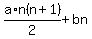 a%2An%28n%2B1%29%2F2%2Bbn+
