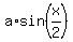 a%2Asin%28x%2F2%29