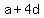 a%2B4d
