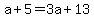 a%2B5=3a%2B13