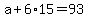 a%2B6%2A15=93