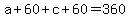 a%2B60%2Bc%2B60=360