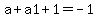 a%2Ba1%2B1=-1