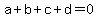 a%2Bb%2Bc%2Bd=0