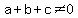 a%2Bb%2Bc+%3C%3E+0+