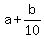 a%2Bb%2F10