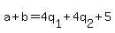 a%2Bb=4q%5B1%5D%2B4q%5B2%5D%2B5