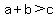 a%2Bb%3Ec