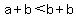 a%2Bb+%3C+b%2Bb