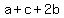 a%2Bc%2B2b