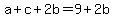 a%2Bc%2B2b=9%2B2b