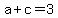 a%2Bc=3