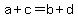 a%2Bc=b%2Bd