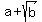 a%2Bsqrt%28b%29