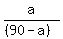 a%2F%28%2890-a%29%29