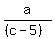 a%2F%28%28c-5%29%29