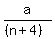 a%2F%28%28n%2B4%29%29