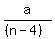 a%2F%28%28n-4%29%29