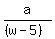 a%2F%28%28w-5%29%29