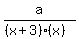 a%2F%28%28x%2B3%29%28x%29%29