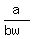 a%2F%28bw%29