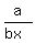 a%2F%28bx%29